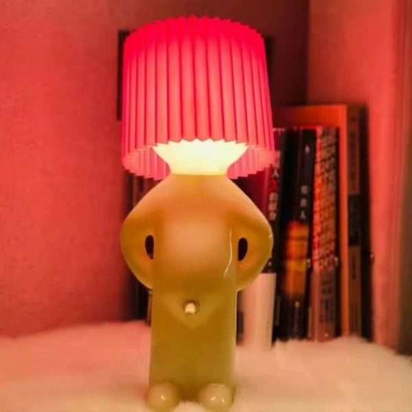 Claeted Naughty Boy Creative Table Lamp Unique LED Pleats Reading Lighting Bedroom Bedside Night Light Children's Gift - Image 5