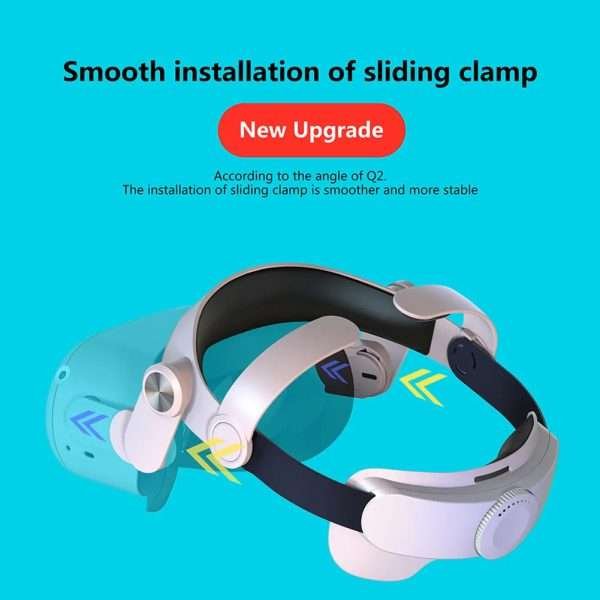 For Oculus Quest 2 Strap For Oculus Quest 2 VR Headset Strap Portable Adjustable For Quest2 Accessory VR Glass Headband - Image 5