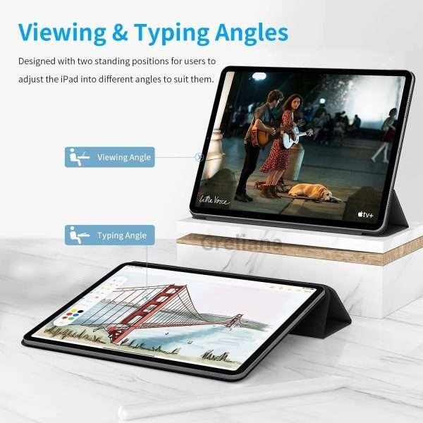 For iPad Pro 12.9 2021 M1 Case Magnetic Slim Trifold Cover for iPad Pro 11 Air 4 air 5 10th 10.9 Smart Cases Capa Cover Funda - Image 3