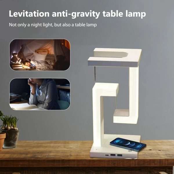 LED desk lamp Suspended lamp Wireless charging Romantic home furnishings Creative Luxury Gifts Bedroom Nightstand Bedside Decor - Image 4