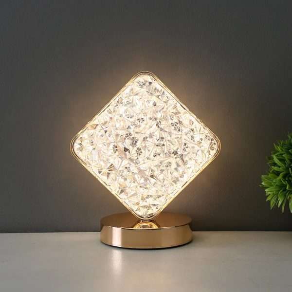 Nordic Luxury Bedroom Lamp Acrylic Crystal Star Bedside Table Lamp Romantic Atmosphere Lamp Recharge Touch Switch Night Lights - Image 8