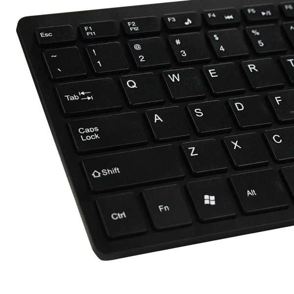 USB Slim Silent  Mini PC Keyboard for The Laptop Desktop 11.2x4.5x0.6" - Image 6