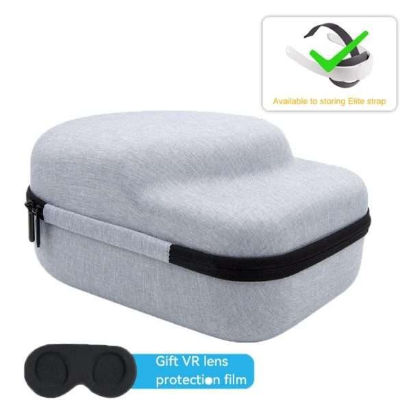 VR Accessories for Meta Quest 3 Elite Strap VR Headset Travel Carrying Case for Meta Quest 3 Hard Protective Travel Bag - Image 7