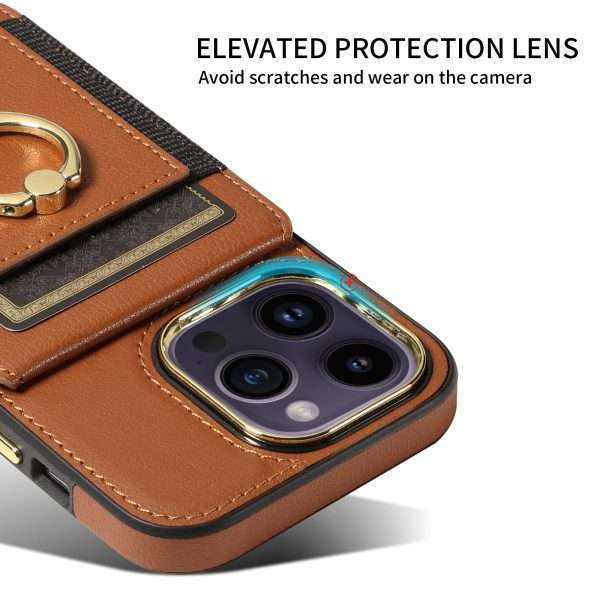 Wallet Leather Phone Case With Wallet Pocket and Ring Holder For IPhone - Image 10